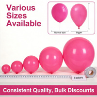 Prix d'usine, ballons en latex de 5/9/10/12/18 pouces, lot de 25 pièces, assortiment de ballons macaron mats rétro métalliques, vente en gros, décoration de fête