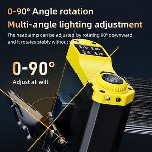 Nouvelle Lampe Frontale d'Extérieur Transfrontalière à Lumière Puissante avec Capteur, Lumière de Caméra à Trois Sources Simulées, Étanche IP44, Lumière du Jour 6000K - Product Image 6
