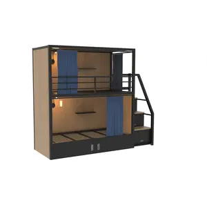 Ranza yüksek kaliteli ikiz yatak tasarım sıcak satış Metal yeni yatak odası mobilyası Modern İskandinav ekonomi yataklar RWS26