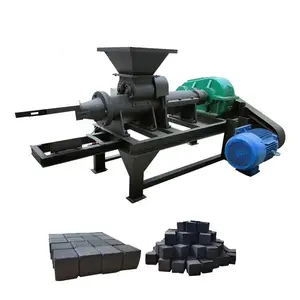 Wasserpfeife Shisha kubische Form Holzkohle Brikett Shisha kubische Pressmaschine Kohlenstaub Extrudermaschine Produktionslinie