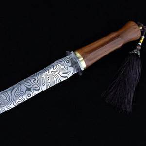 Cuchillos <span class=keywords><strong>de</strong></span> espada Yaodian <span class=keywords><strong>de</strong></span> 41,5mm, hoja <span class=keywords><strong>de</strong></span> acero inoxidable <span class=keywords><strong>de</strong></span> alto rendimiento 5Cr15MOV, mango <span class=keywords><strong>de</strong></span> palisandro - Product Image 1