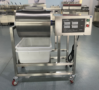 Equipo Completo para Restaurante de Comida Rápida, Máquina para Empanizar Pollo, Máquina para Marinar Pollo, Freidora a Presión Tipo KFC Broaster