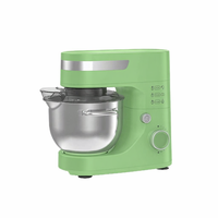 Batteur sur socle planétaire électrique 800W, bol mélangeur en acier inoxydable 4,2L, 12 vitesses, crochet pétrisseur en aluminium, usage domestique, pâtisserie