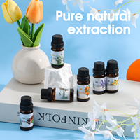 Ensemble d'huiles essentielles pour le corps en bouteille, marque privée, 100% naturelles, anti-rides et anti-âge, lavande, citron et arbre à thé