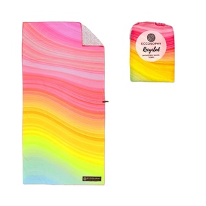 Serviette de <span class=keywords><strong>plage</strong></span> en microfibre super absorbante séchage rapide poids léger sans sable piscine parfaite camping essentiel surdimensionné - Product Image 1