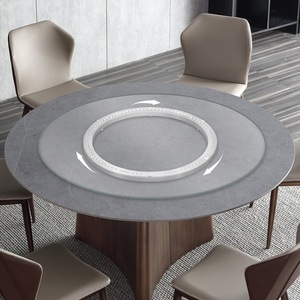 <span class=keywords><strong>Plateau</strong></span> <span class=keywords><strong>tournant</strong></span> en alliage d'aluminium <span class=keywords><strong>avec</strong></span> roulement à billes pour une rotation fluide à 360 degrés, adapté aux tables rondes - Product Image 2