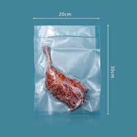 Sacs de mise sous vide gaufrés en nylon texturé LDPE pour la conservation des aliments, viande transformée et surgelée