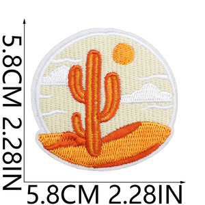 Yeni tasarım batı açık vahşi batı kovboy şapkası Boot demir-on nakış yamalar özel toptan işlemeli yama - Product Image 2