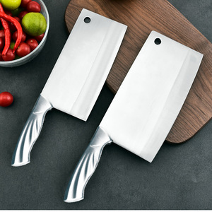 Household knife set, cleaver/slicer/bone <b>cutter</b>, manganese steel cleaver, chef's knife, slicer, street vendor knife - Product Image 4