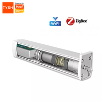 Moteur de rideau motorisé intelligent Tuya TYSH Alexa, rail en aluminium personnalisable, moteur de rideau électrique, télécommande Smart Life