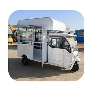 Kunden spezifische multifunktion ale elektrische mobile dreirädrige Station Menschen Speisewagen Nacht markt Snack-Auto