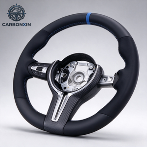 Volante Deportivo OEM de Fibra de Carbono y Cuero para M3 M5 E92 F30 F10 E60 F31 F82 E90 E39 E91 E70 E46 F22 E53 F80 - Product Image 3