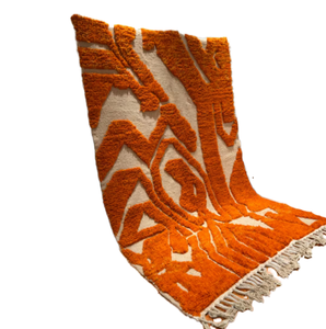 Alfombras Modernas Abstractas de Diseño, Hechas a Mano con Nudos de Algodón, Colores Hermosos Personalizados, Hechas a Mano, Ecológicas, para Sala de Estar, Habitación Infantil - Product Image 1