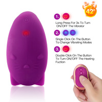 Frauen-Sexspielzeug Tragbarer Slip-Vibrator Unsichtbare Vibrierende Unterwäsche Dildo-Vibrator Massagegerät mit Fernbedienung und Heizfunktion