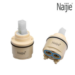 Noyau de valve en céramique moderne, propre et hydraulique, à joint supérieur plat de 35 mm pour robinet de salle de bain et de cuisine, en plastique - Product Image 3