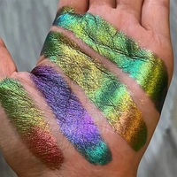 Pigment optique caméléon de qualité cosmétique, poudre de paillettes nacrées irisées néon extrêmes pour maquillage, fard à paupières et nail art