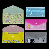 Carpeta para Archivos, Carpeta Transparente A4 con Porta Tarjetas de Visita, Carpeta para Archivos A5 de Color