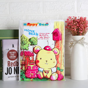 ขอบคุณสำหรับการออกแบบถุงช้อปปิ้งเสื้อยืดแบบกำหนดเองได้ พร้อมถุงพลาสติกรีไซเคิลแบบปั๊มร้อนสำหรับร้านบูติกในกล่อง - Product Image 6