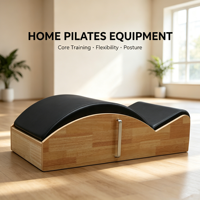 Correcteur de posture MJD M501A, ensemble de cinq pièces, lit de yoga en bois de chêne, équipement de fitness pour entraînement personnel et yoga