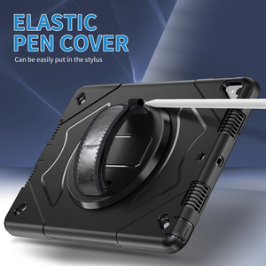 Étui de protection pour tablette avec bandoulière et béquille pour <span class=keywords><strong>iPad</strong></span> <span class=keywords><strong>9ème</strong></span> <span class=keywords><strong>génération</strong></span>, étui de protection pour tablette avec poignée pour <span class=keywords><strong>iPad</strong></span> 10.2 2021 - Product Image 4