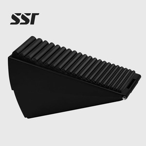 SSR SSR-132 Cale de porte de sécurité moderne robuste antidérapante argent-noir avec installation facile et durable - Product Image 1