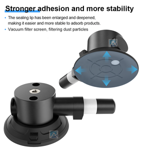 Support de caméra d'<span class=keywords><strong>action</strong></span> pour moto Altowell de qualité industrielle, ventouse en alliage d'aluminium robuste de 3 pouces, pompe manuelle, capacité de charge de 15 à 20 kg - Product Image 6