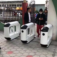 Dernière porte tourniquet oscillant anti-pincement intelligente moderne sur mesure pour aire de jeux pour enfants de la maternelle