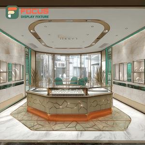 Luxury Luxury Jewelry Store Furniture Polished Surface Brand Store Jewelry Cabinet - Product Image 5
