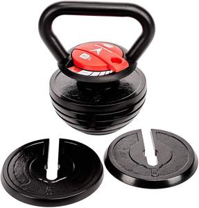 Kettlebell à domicile réglable en fonte, équipement de fitness et de sport, avec logo personnalisé, kettlebell creux de 30kg <span class=keywords><strong>32kg</strong></span> 40kg 50kg 60kg - Product Image 5