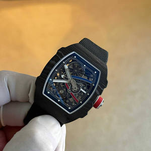 Reloj de Pulsera Cronógrafo Flyback de Cerámica Blanca de Alta Calidad RM11-02 para Hombre, Reloj Mecánico Deportivo de Diseño de Lujo con Esqueleto - Product Image 3