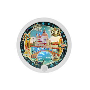 Offre d'usine Souvenir cadeau <span class=keywords><strong>venise</strong></span> la ville <span class=keywords><strong>de</strong></span> l'eau 3D papier découpé LED veilleuse réfrigérateur aimant pour décoration livraison directe - Product Image 1