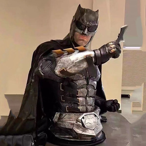Precio al por Mayor, Estatua de Tamaño Real, Personajes de Películas de <span class=keywords><strong>DC</strong></span> en Fibra de Vidrio, Escultura de Superhéroes, Busto de Batman en Resina - Product Image 2