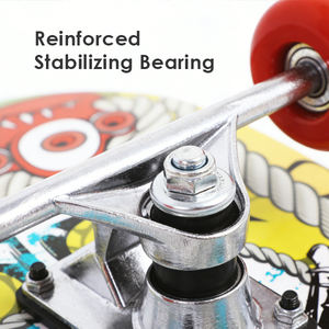 ZHOYA Nuevo Patinete de Cuatro Ruedas para Adultos, Niños, Adolescentes y Principiantes, Diseño de Dibujos Animados, Doble Plataforma, 80 cm - Product Image 4