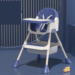 Autres articles pour bébés <span class=keywords><strong>3</strong></span> <span class=keywords><strong>chaises</strong></span> Siège enfant Acrylique Pivotant Mangeable Réglable Multifonctionnel Moderne <span class=keywords><strong>2</strong></span> en <span class=keywords><strong>1</strong></span> Chaise d'alimentation en caoutchouc pour bébé - Product Image 4