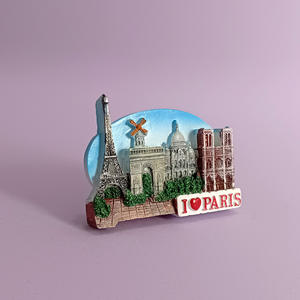 Aimant de réfrigérateur artisanal en résine personnalisé en gros <span class=keywords><strong>Paris</strong></span> fournit un souvenir de ville de campagne pour cadeau de Belgique - Product Image 6