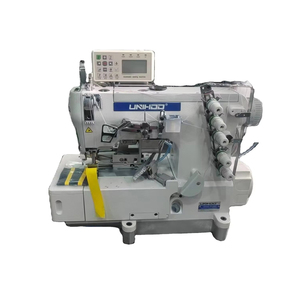 High Speed Flat Bed Interlock <b>Sewing</b> Machine <b>for</b> Home Use Manual Operation New Metal Iron Construction Cover Stitch - Product Image 1