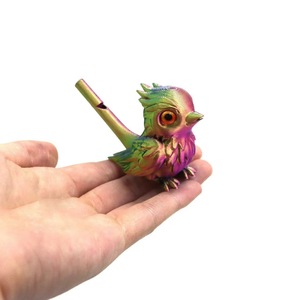 Nouveau sifflet d'oiseau 3D 2026 pour enfants de 7 à 12 ans, en PVC, avec appel d'oiseau, jouet musical d'entraînement à ajouter de l'eau - Product Image 5