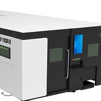 Máquina de Corte Láser de Tubos 3D de 6000w, Cortadora Láser CS SS 3015 6025, Totalmente Cerrada, de Doble Uso para Tubos y Placas