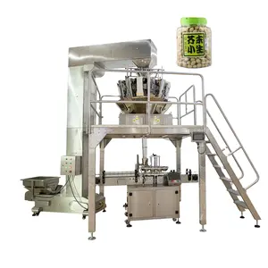 Food Factory riempitrice rotativa personalizzabile riempimento granulare imballaggio alimentatore a Pellet tipo disco per noci/cereali/chicchi di caffè