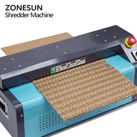 ZONESUN ZS-CCP01 semi-automatique recyclage des déchets papier carton perforateur expansion carton déchiqueteuse découpeuse