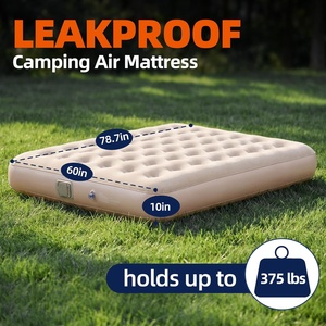 Matelas Gonflable Rapide et Confortable, Lit d'Appoint Surélevé Pliable et Portable avec Pompe Intégrée et Oreiller - Product Image 2