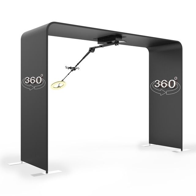 MWE Top Rotating Sky Camera 360 Overhead Degree Photo Booth for Wedding Party