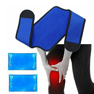 ผ้าโพลีเอสเตอร์เข็มขัดรัดเอวบรรเทาอาการปวดหลังแผ่นเจลเย็นร้อน - Product Image 6