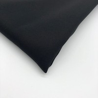 Tissu Nida Polyester Noir Normal pour Thobe Robe Arabe Vêtements Islamiques Musulmans Abaya Arabe