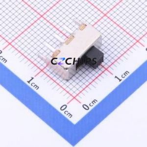 SS-12F468-G030 Slide Switch Through hole Component (THT) Switch Single Pole Double Throw Rectangle Pin Header PC Pin 12.1mm - Product Image 1