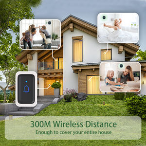 Sonnette intelligente sans fil pour la maison intelligente, sonnerie sonore, sans fil, étanche IP55, 1 pièce - Product Image 2