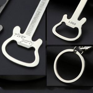 Llavero Destapador de Botellas de Metal con Forma de Guitarra, Grabado Láser Personalizado con LOGO, Pequeño Regalo Promocional Publicitario - Product Image 5