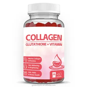 2024 Phụ Nữ Vegan Nhãn Hiệu Riêng Vẻ Đẹp Chăm Sóc Da Tóc & Da & Móng Tay Vitamin C Biotin Collagen Axit Hyaluronic Gummies