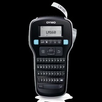 Étiqueteuse portable DYMO LabelManager 160 LM-160, imprimante thermique pour ruban cassette d'étiquettes DYMO D1