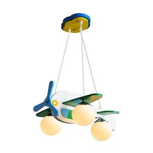 <span class=keywords><strong>Lampadario</strong></span> semplice camera dei bambini cartone animato lampada aereo creativo ragazzo ragazza camera da letto moderna luce a sospensione - Product Image 1